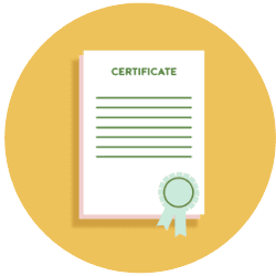 HEI certificate diploma icon 7